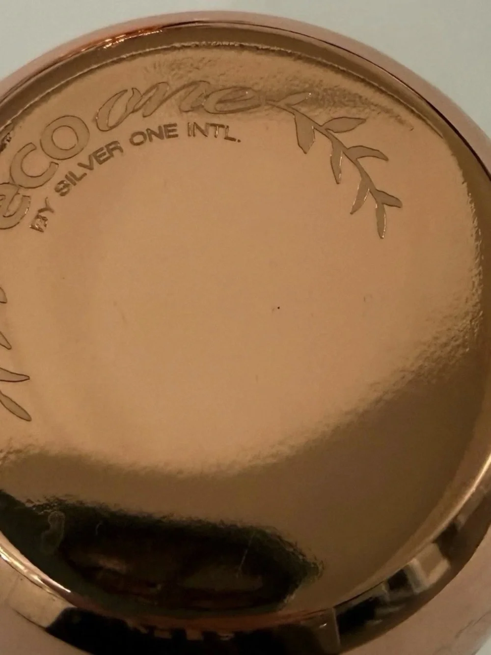 Eco One Moscow Mule Copper Mugs by Silver One Int'l 4 Mugs and Tree New